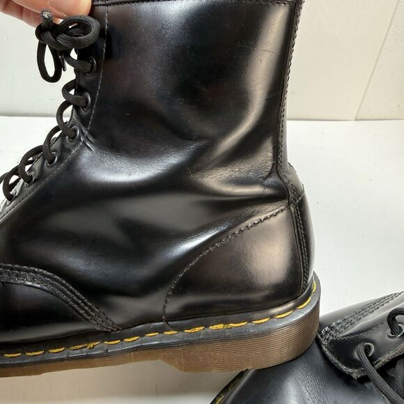 Dr. Martens Vintage 1460 Made in England Black Leather 8-Eye Boots Mens Size 12 main image 14